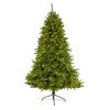 Nearly Natural 6` Sierra Spruce ``Natural Look`` Artificial Christmas Tree with 300 Clear LED Lights and 1357 Bendable Branches