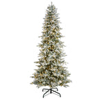 Nearly Natural T3504 9.5` Artificial Christmas Tree with 600 White LED Lights