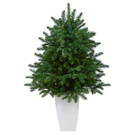 Nearly Natural T2320 38” Artificial Christmas Tree in Metal Planter