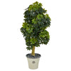Nearly Natural 5` Schefflera Artificial Tree in Decorative Planter (Real Touch)