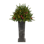 Nearly Natural T3284 4` Holiday Artificial Christmas with 150 lights