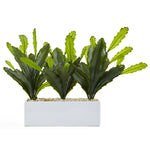 Nearly Natural 6920 16" Artificial Green Cactus on Rectangular Planter