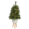 Nearly Natural T2284 4’ Artificial Christmas Tree with 50 Clear Lights