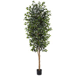 Nearly Natural 5427 8' Artificial Green Ficus Tree