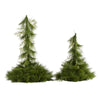 Nearly Natural 24`` and 36`` Table Top/Hanging Artificial Christmas Decor (Set of 2)