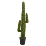 Nearly Natural 6329 4.5' Artificial Green Cactus Plant