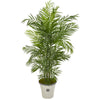 Nearly Natural 9737 6' Artificial Green Areca Palm Tree in Planter, UV Resistant (Indoor/Outdoor)