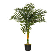 Nearly Natural T1836 3' Single Stalk Golden Cane Artificial Palm Trees