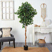 Nearly Natural T1441 6’ Ficus Artificial Trees