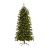 Nearly Natural 7` Belgium Fir ``Natural Look`` Artificial Christmas Tree with 500 Clear LED Lights