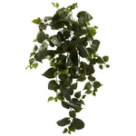 Nearly Natural 6103-S3 34" Artificial Green Philo Hanging Plant, Set of 3