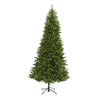 Nearly Natural 7.5` Green Valley Fir Artificial Christmas Tree with 500 Clear LED Lights