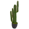 Nearly Natural 6328 3' Artificial Green Cactus Plant