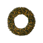 Nearly Natural W1287 5` Artificial Christmas Wreath With 400 Clear LED Lights