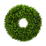 Nearly Natural 4344 25" Artificial Green Eucalyptus Wreath