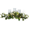Nearly Natural Hydrangea Triple Candleabrum Centerpiece