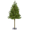 Nearly Natural 5` Swiss Alpine Artificial Christmas Tree with 150 Clear LED Lights and 270 Bendable Branches
