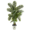 Nearly Natural 69`` Areca Palm Artificial Tree in Decorative Planter