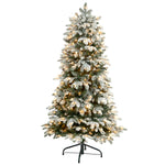 Nearly Natural T3335 5’ Artificial Christmas Tree with 350 Warm White Lights