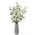 Nearly Natural 39`` Bougainvillea Artificial Arrangement in Stoneware Vase