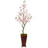 Nearly Natural T2497 5` Cherry Blossom Artificial Tree in Decorative Planter