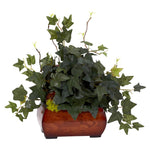 Nearly Natural Puff Ivy w/Chest Silk Plant