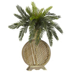 Nearly Natural Cycas w/Decorative Vase Silk Plant