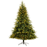 Nearly Natural T3259 8’ Artificial Christmas Tree with 700 Lights and 3560 Bendable Branches