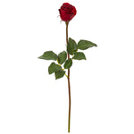 Nearly Natural 20`` Rose Bud Artificial Flower (Set of 12)