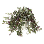 Nearly Natural Wandering Jew w/Metal Planter Silk Plant