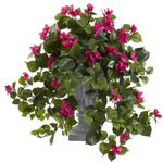 Nearly Natural Bougainvillea with Decorative Urn