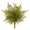 Nearly Natural 6270-S3 20" Artificial Green Fern Plant, (Set of 3)