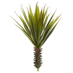Nearly Natural 6159-S2 18" Artificial Green Spiky Agave Succulent Plant, Set of 2