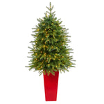 Nearly Natural T2262 57 Artificial Christmas Tree with 250 Clear LED Lights