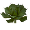 Nearly Natural 6244-S2 15" Artificial Green Succulent Pick Plant, Set of 2