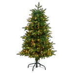 Nearly Natural T3345 4` Artificial Christmas Tree with 250 Clear Lights