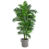 Nearly Natural T2896 6` Artificial Palm Tree in Natural Jute and Cotton Planters