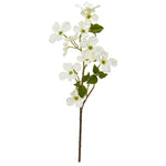 Nearly Natural 2276-S12 26" Artificial White Dogwood Flower, Set of 12