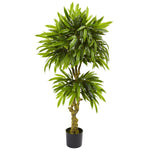 Nearly Natural 5502 Artificial Green Slim Mango Tree, UV Resistant (Indoor/Outdoor)