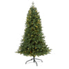 Nearly Natural 5` Vermont Fir Artificial Christmas Tree with 150 Clear LED Lights