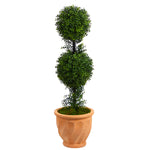 Nearly Natural T2617 40`` Topiary Artificial Tree in Terra-Cotta Planter