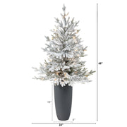 Nearly Natural T2317 4’ Artificial Christmas Tree with 200 Warm White Lights