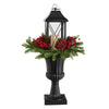 Nearly Natural A1861 Decorative Urn with Lantern and Included LED Candle