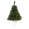 Nearly Natural T2333 3.5’ Artificial Christmas Tree with 50 Clear Lights