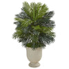 Nearly Natural P1062 40" Artificial Green Areca Palm Plant in Decorative Urn