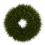 Nearly Natural 4351 32" Artificial Green Giant Cedar Wreath