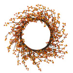 Nearly Natural 4597 24" Artificial Orange Sweet Bitter Wreath