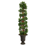 Nearly Natural T2240 62” English Ivy Topiary Spiral Artificial Tree