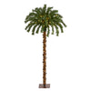 Nearly Natural 4`Christmas Palm Artificial Tree with 150 Warm White LED Lights