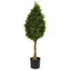 Nearly Natural 5516 Artificial Green Boxwood Tower Tree, UV Resistant (Indoor/Outdoor)